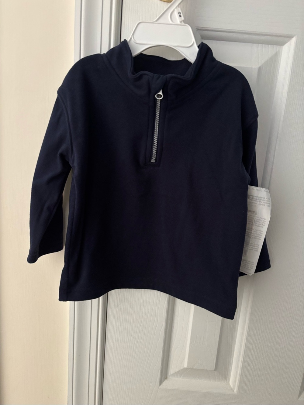 jumping beans size 12 months Navy Half-Zip Kids Pullover